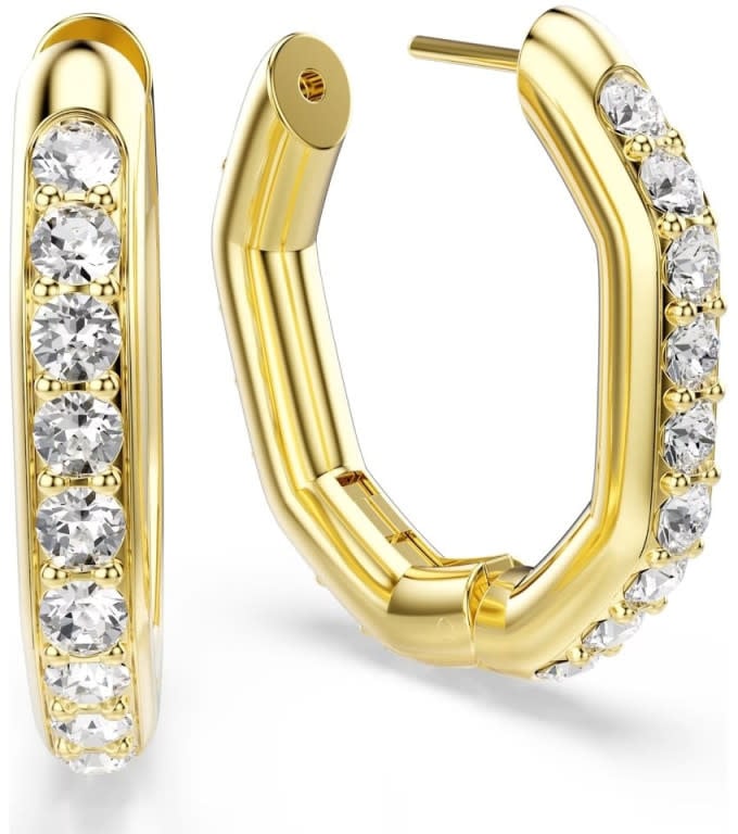 Swarovski Swarovski Oorbellen 5724584 Constella Goudkleurige Plating Achthoekig Goud