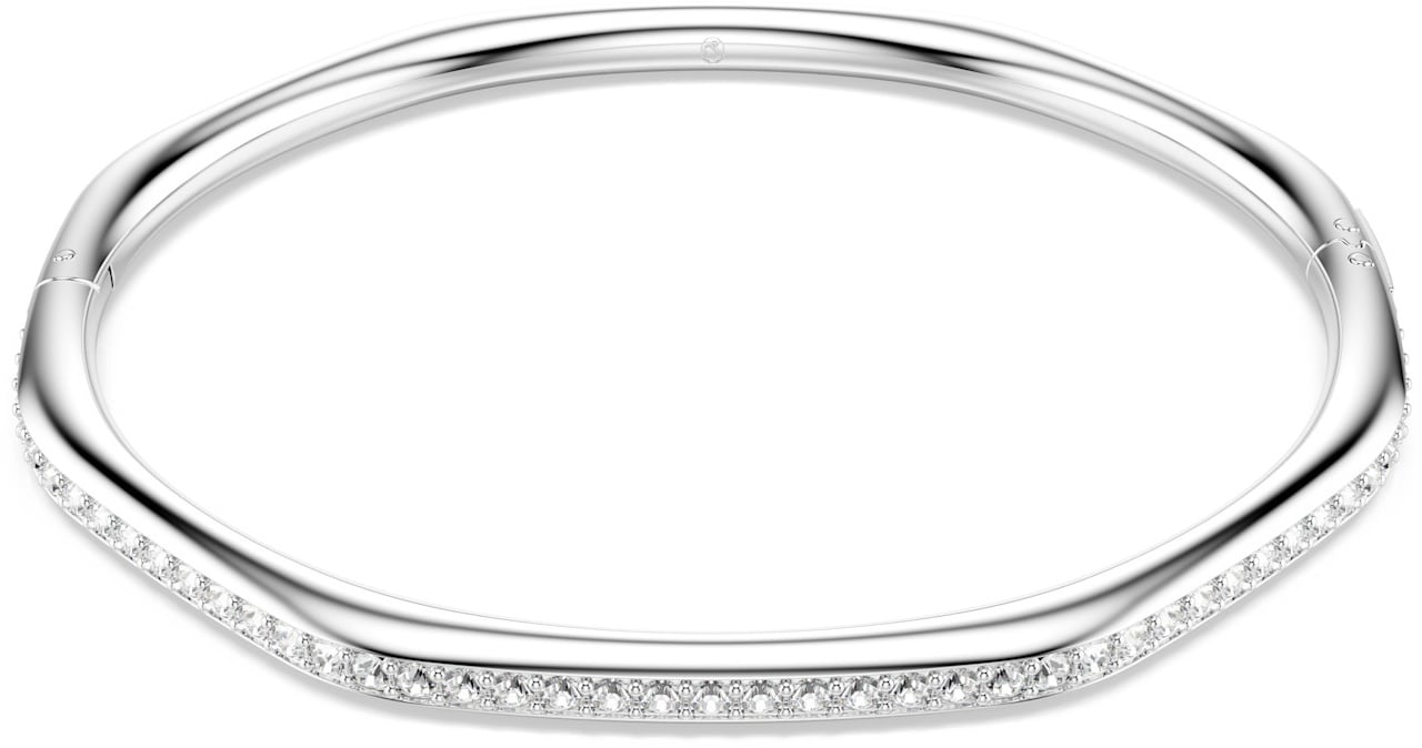 Swarovski Swarovski Armband 5725222 Dextera Zilverkleurig Achthoekige Bangle Divers