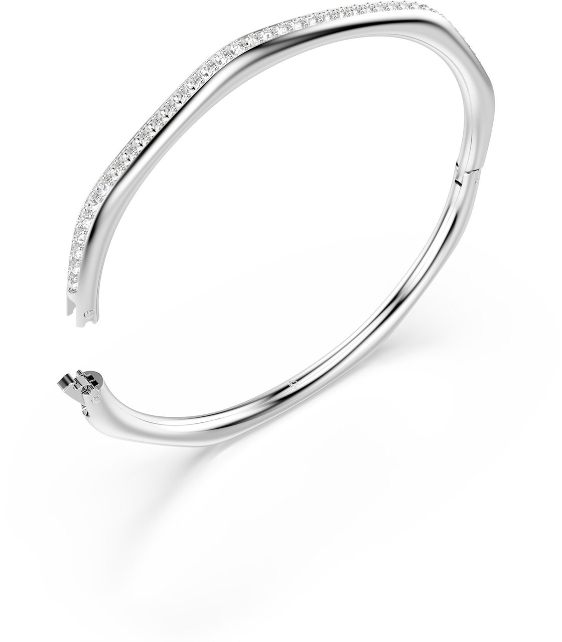 Swarovski Swarovski Armband 5725222 Dextera Zilverkleurig Achthoekige Bangle Divers
