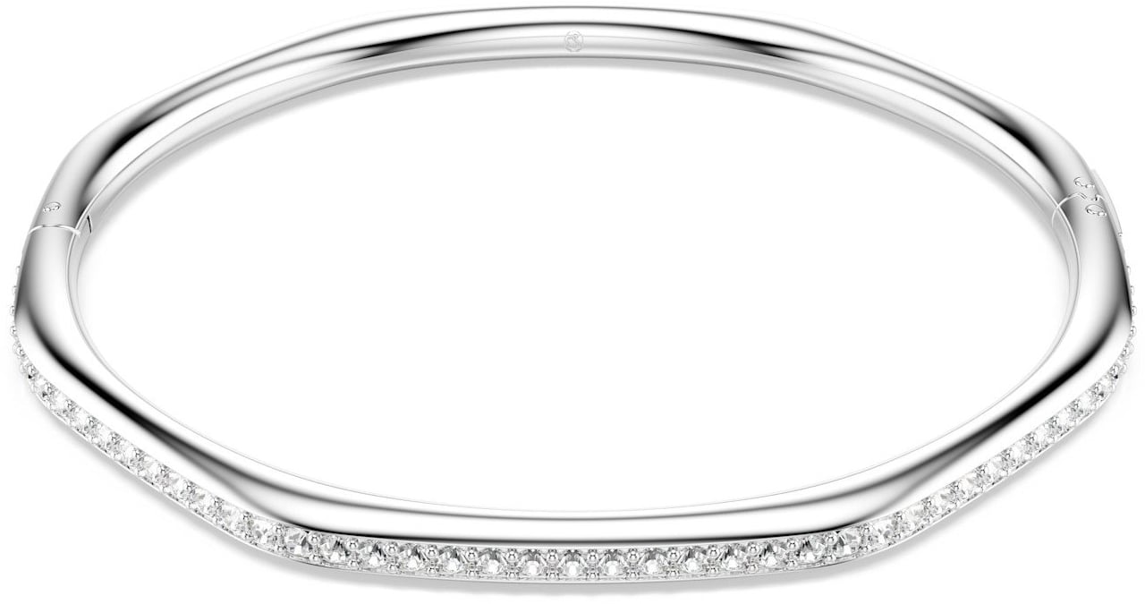 Swarovski Swarovski Armband 5725222 Dextera Zilverkleurig Achthoekige Bangle Zilver