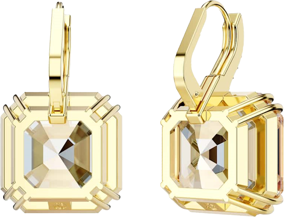 Swarovski Millenia Oorbellen met Kristal Goud