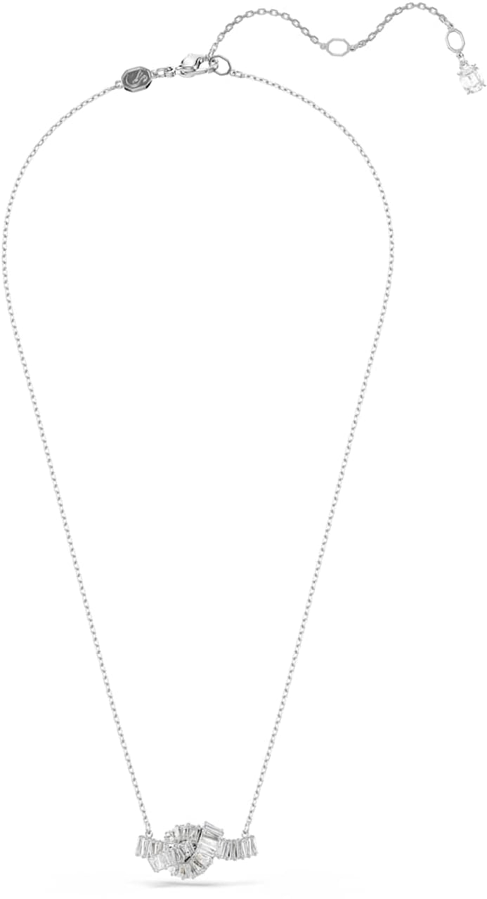 Swarovski Matrix Ketting met Kristal Zilver