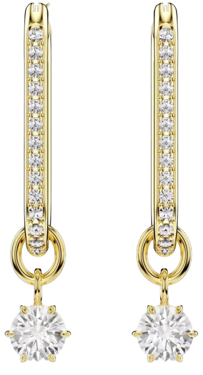 Swarovski Swarovski Oorbellen 5728587 Constella Goudkleurige Plating met Zirkonia Goud