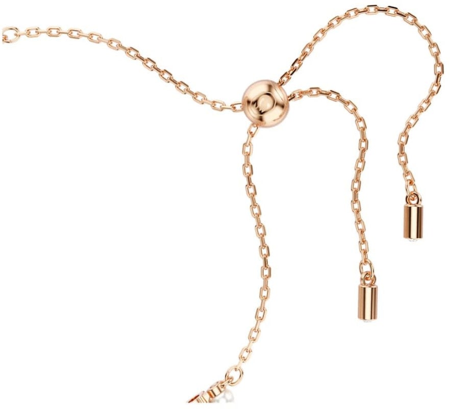 Swarovski Armband 5729506 Matrix Rosekleurig met Parel en Zirkonia Goud