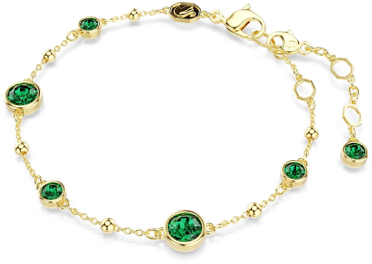 Swarovski Swarovski Armband 5730676 Imber Goudkleurige Plating Groene Stenen 16.5-20.5cm Divers