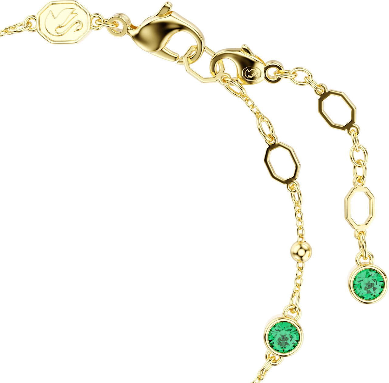 Swarovski Swarovski Armband 5730676 Imber Goudkleurige Plating Groene Stenen 16.5-20.5cm Divers