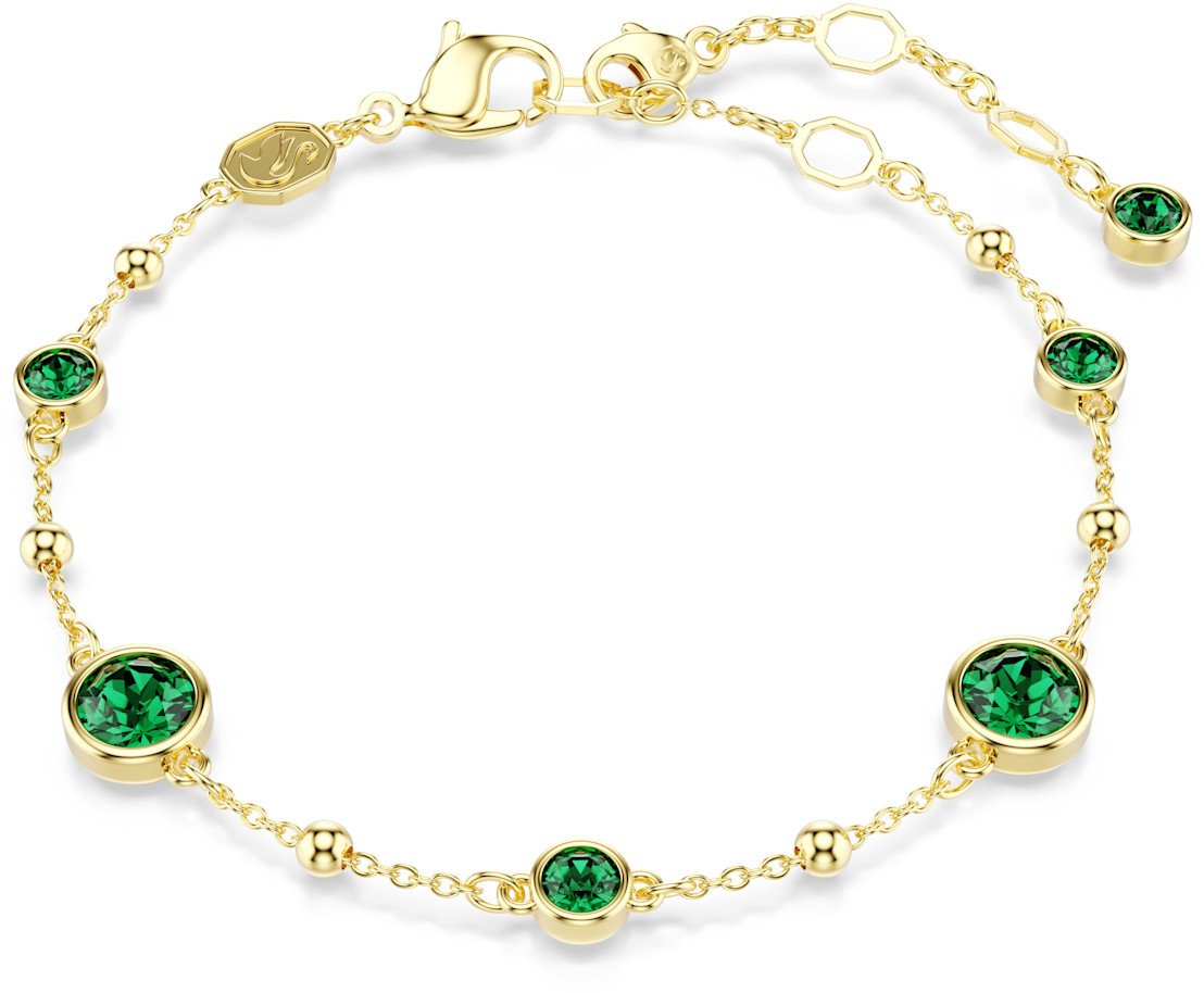 Swarovski Swarovski Armband 5730676 Imber Goudkleurige Plating Groene Stenen 16.5-20.5cm Divers