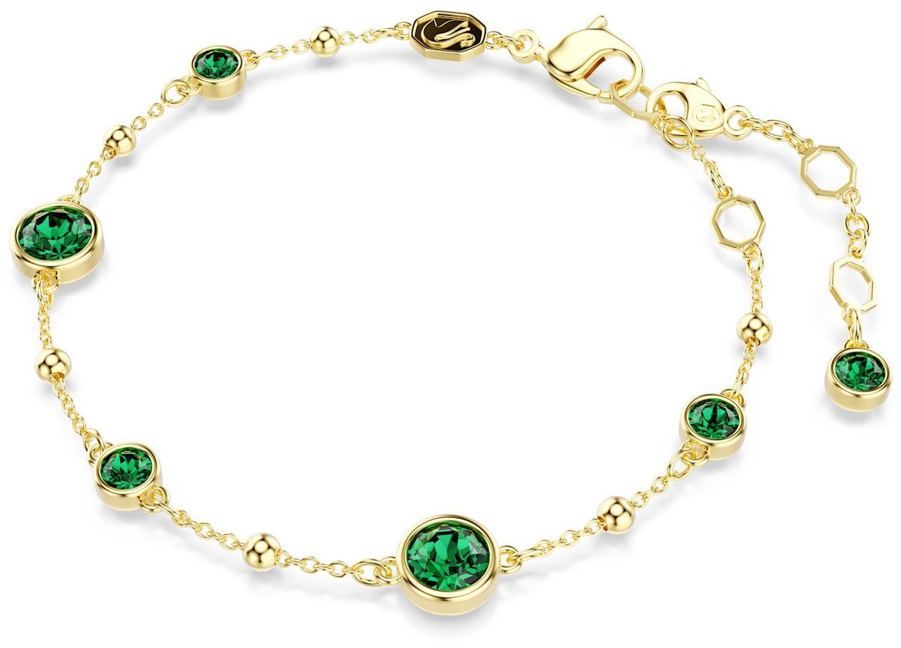 Swarovski Swarovski Armband 5730676 Imber Goudkleurige Plating Groene Stenen 16.5-20.5cm Divers