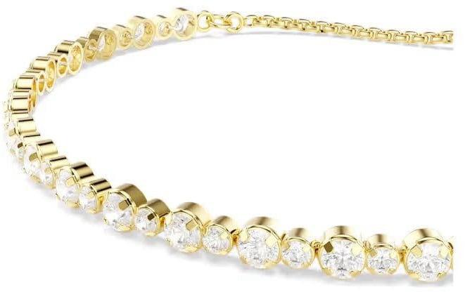 Swarovski Swarovski Armband 5730709 Matrix Goudkleurige Plating met Steentjes 12-24cm Divers