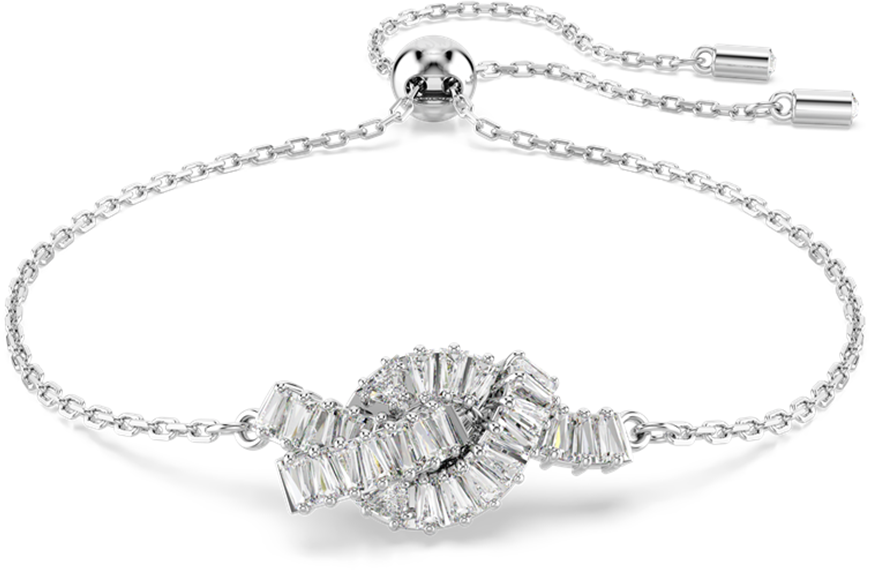 Swarovski Matrix Armband met Kristal Zilver