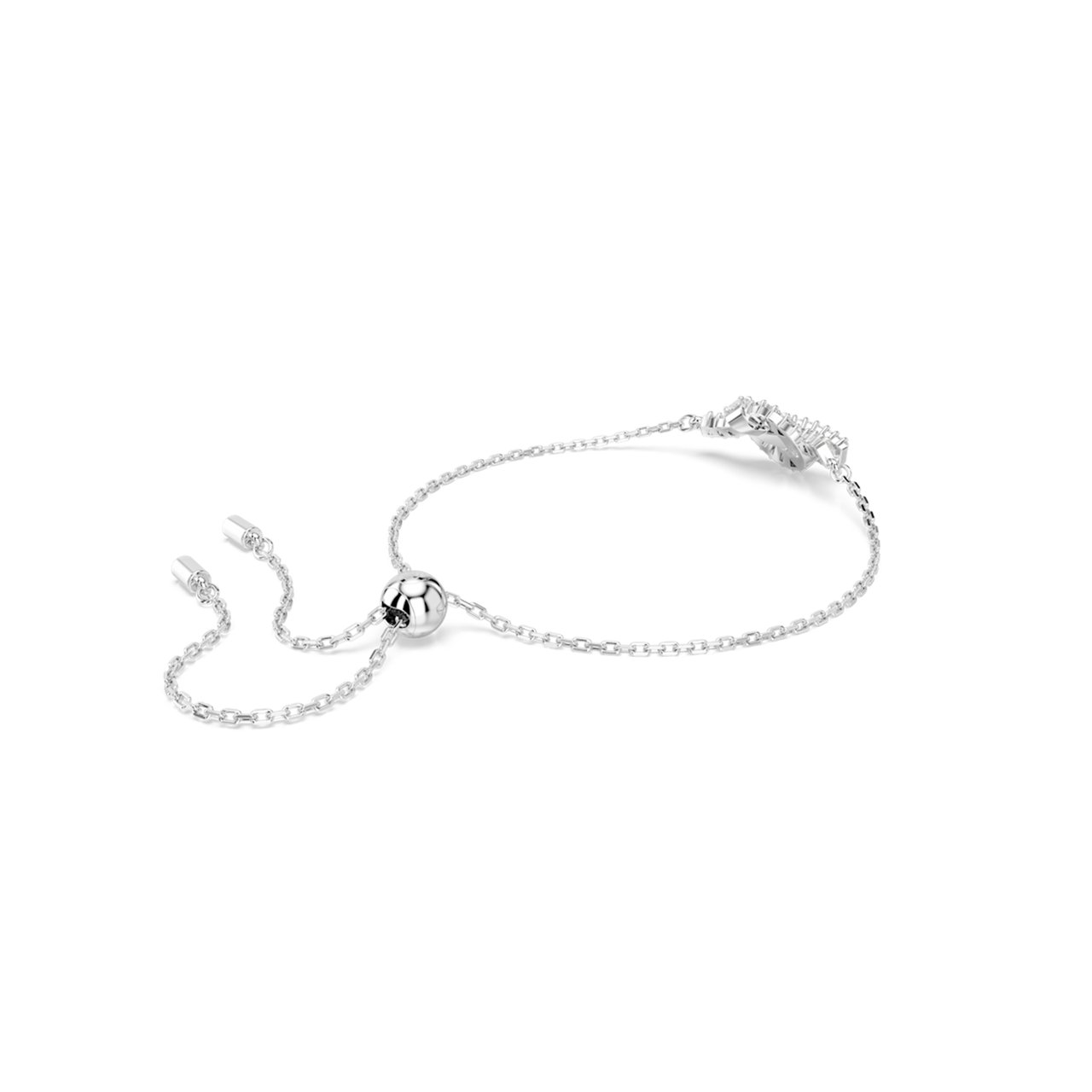 Swarovski Matrix Armband met Kristal Zilver