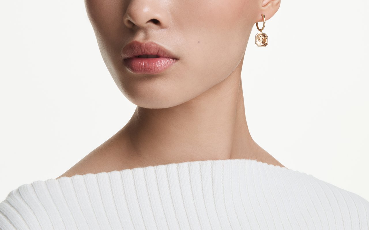 Swarovski Millenia Oorbellen met Kristal Goud