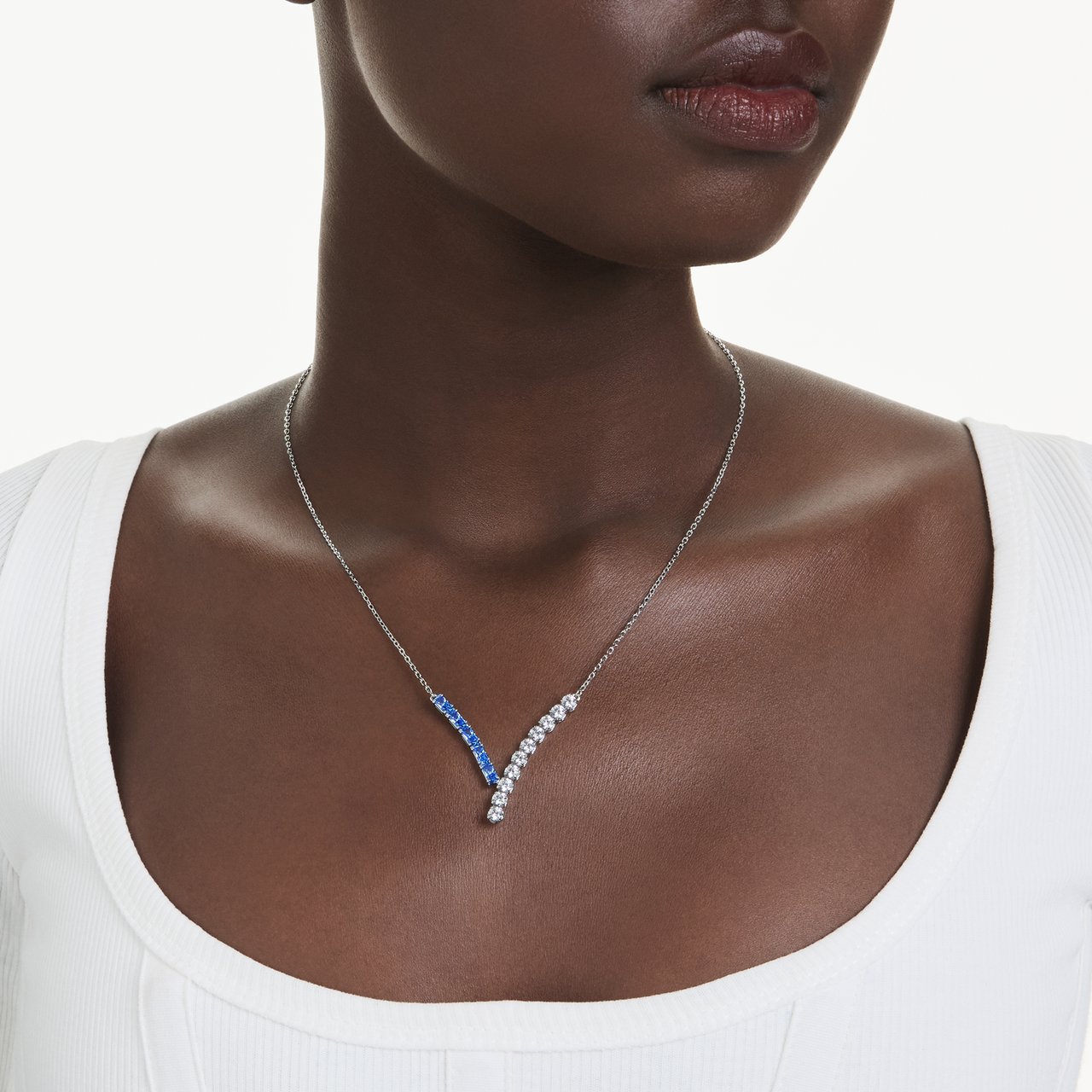Swarovski Matrix Ketting met Kristal Divers