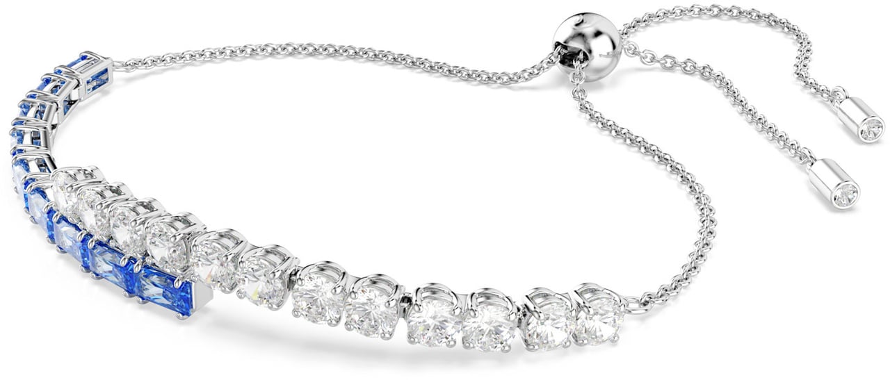 Swarovski Swarovski Armband 5732266 Matrix Zilverkleurig met Blauw en Wit Divers