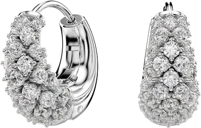 Swarovski Swarovski Oorbellen 5732282 Sublima Zilverkleurig met Witte Swarovski Stenen Divers