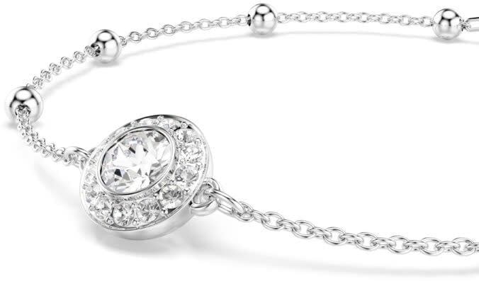 Swarovski Swarovski Armband 5733196 Una Zilverkleurig met Witte Steen Divers