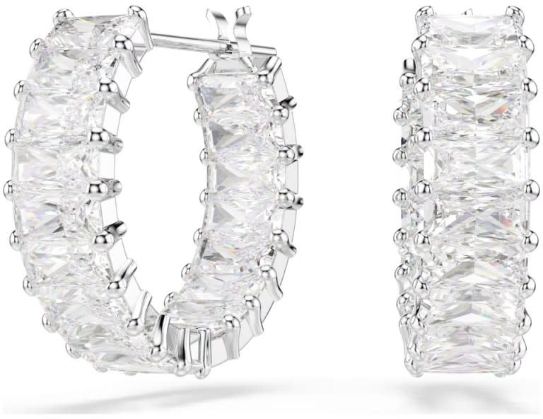 Swarovski Swarovski Oorbellen 5733397 Matrix Zilverkleurig Baquette Slijpvorm Divers