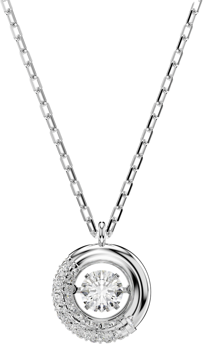 Swarovski Dextera Ketting met Kristal Zilver
