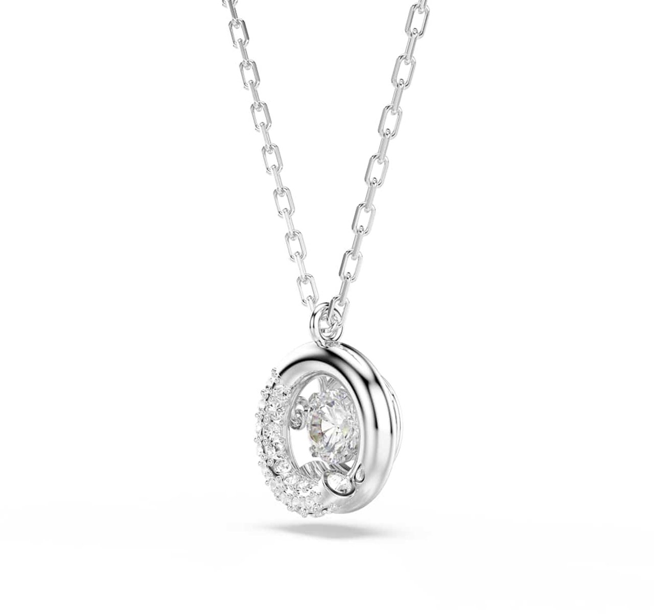Swarovski Dextera Ketting met Kristal Zilver