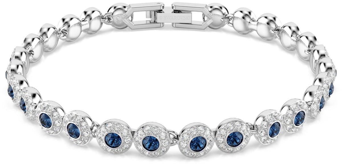 Swarovski Swarovski Armband 5733401 Una Angelic Zilverkleurig met Blauw 16.5-19cm Divers
