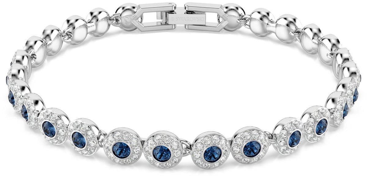 Swarovski Swarovski Armband 5733401 Una Angelic Zilverkleurig met Blauw 16.5-19cm Divers