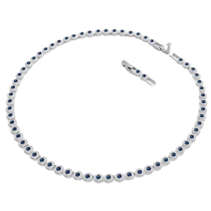 Swarovski Swarovski Collier 5733402 Una Angelic Zilverkleurig met Blauw Divers