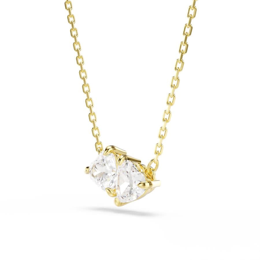 Swarovski Swarovski Collier 5733475 Mesmera Goudkleurige Plating met Dubbele Steen 38.45cm Divers