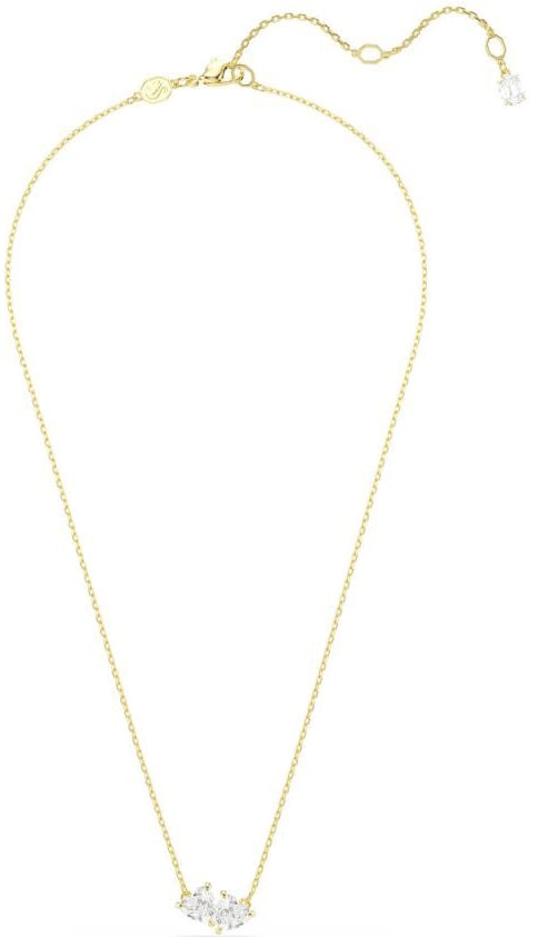 Swarovski Swarovski Collier 5733475 Mesmera Goudkleurige Plating met Dubbele Steen 38.45cm Divers