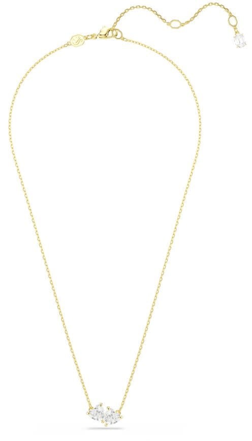 Swarovski Swarovski Collier 5733475 Mesmera Goudkleurige Plating met Dubbele Steen 38.45cm Divers
