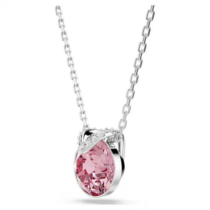 Swarovski Swarovski Collier 5734230 Bella Zilverkleurig met Roze Swarovskisteen 38-43cm Divers
