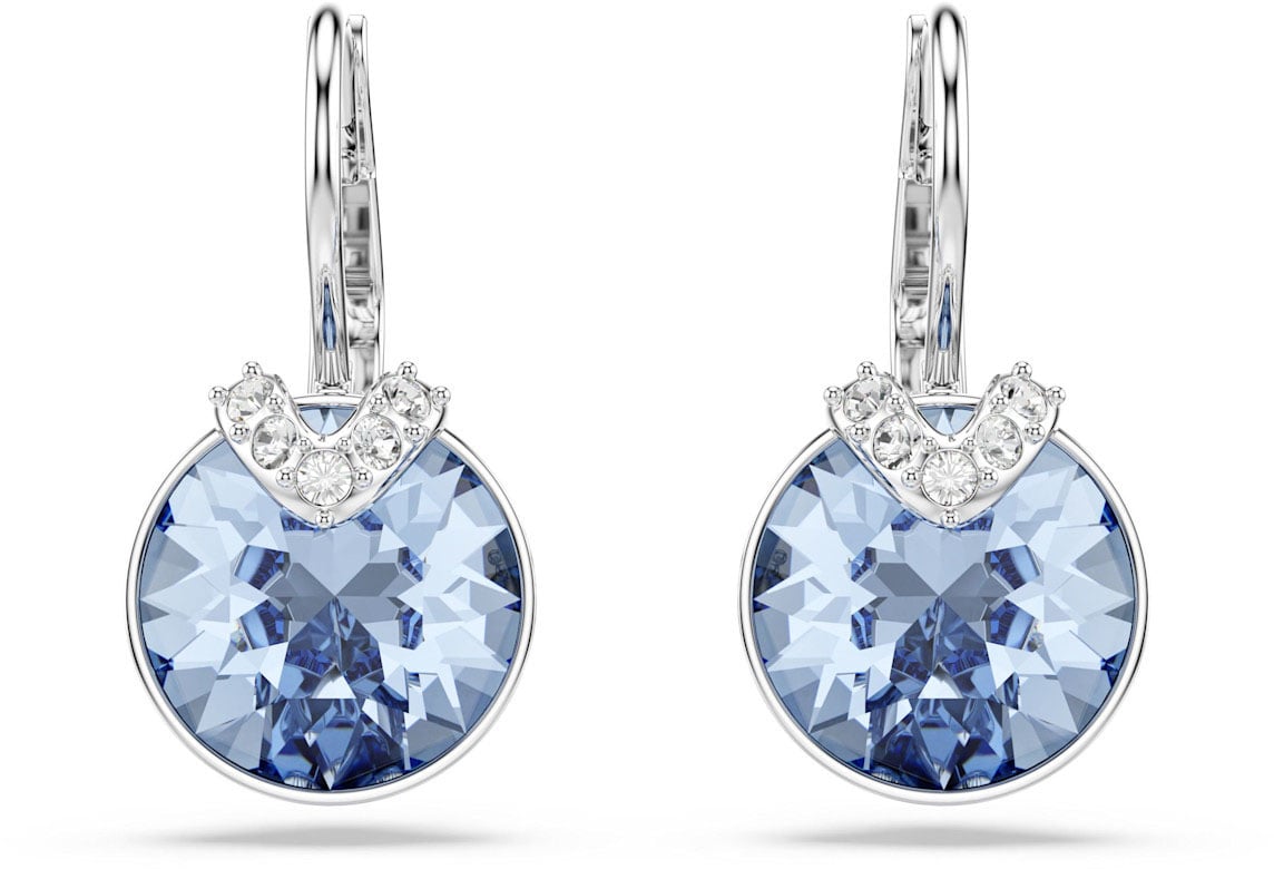 Swarovski Swarovski Oorbellen 5734234 Bella Zilverkleurig met Blauwe Steen Lichtblauw
