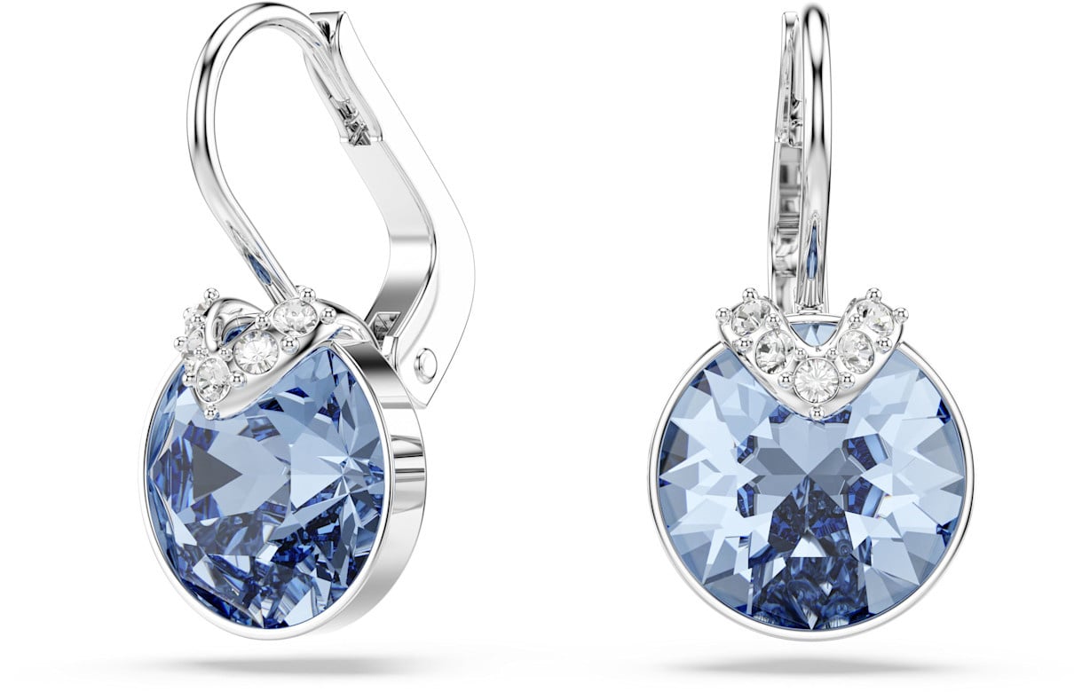 Swarovski Swarovski Oorbellen 5734234 Bella Zilverkleurig met Blauwe Steen Divers