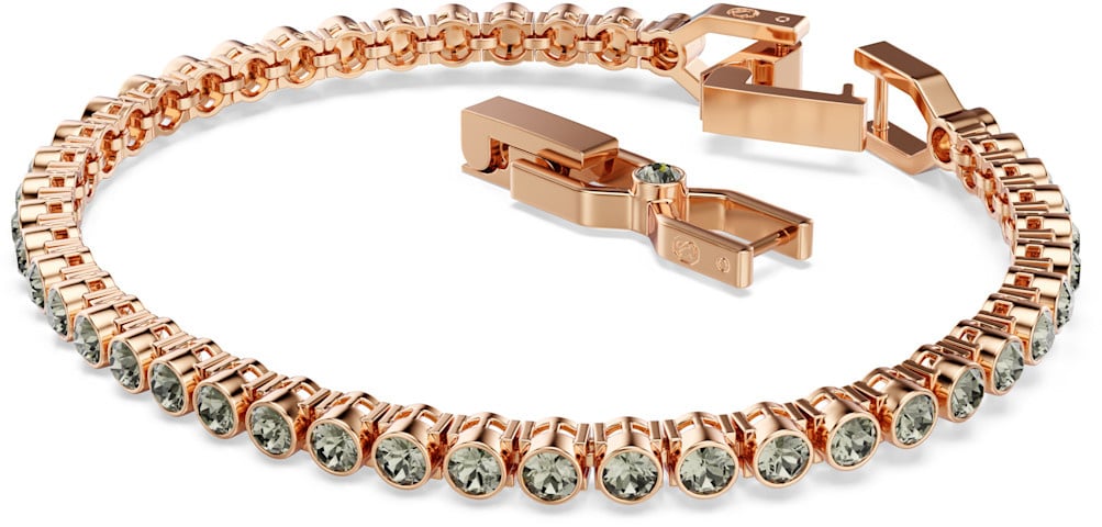 Swarovski Swarovski Armband 5734240 Imber Rosegouden Plating met Groene Steentjes Divers