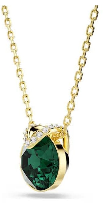 Swarovski Swarovski Collier 5735387 Bella Goudkleurige Plating met Groen 38-43cm Goud