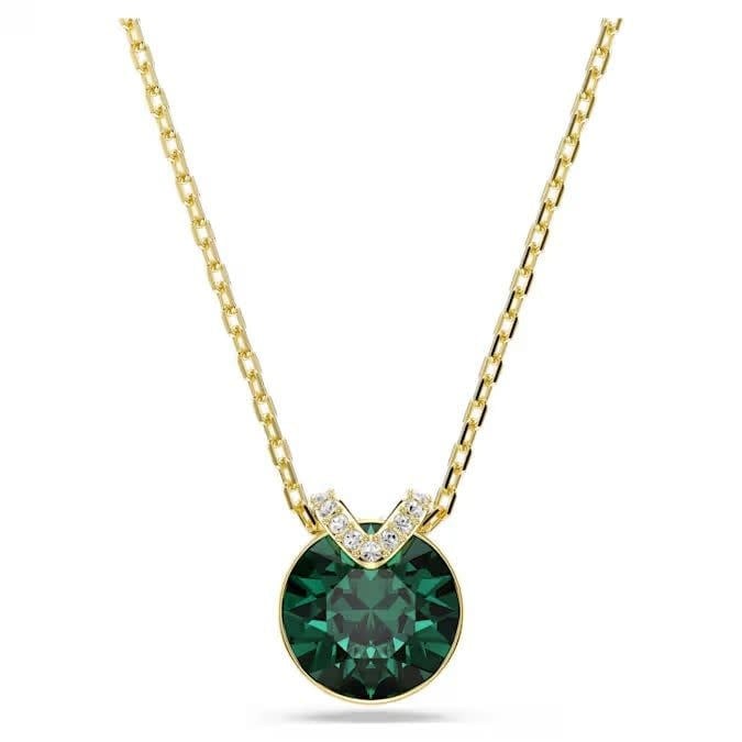 Swarovski Swarovski Collier 5735387 Bella Goudkleurige Plating met Groen 38-43cm Divers
