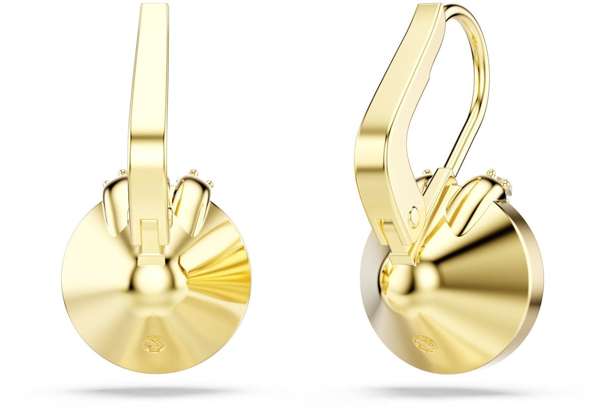 Swarovski Swarovski Oorbellen 5735389 Bella Goudkleurige Plating met Groene Steen Donkergroen