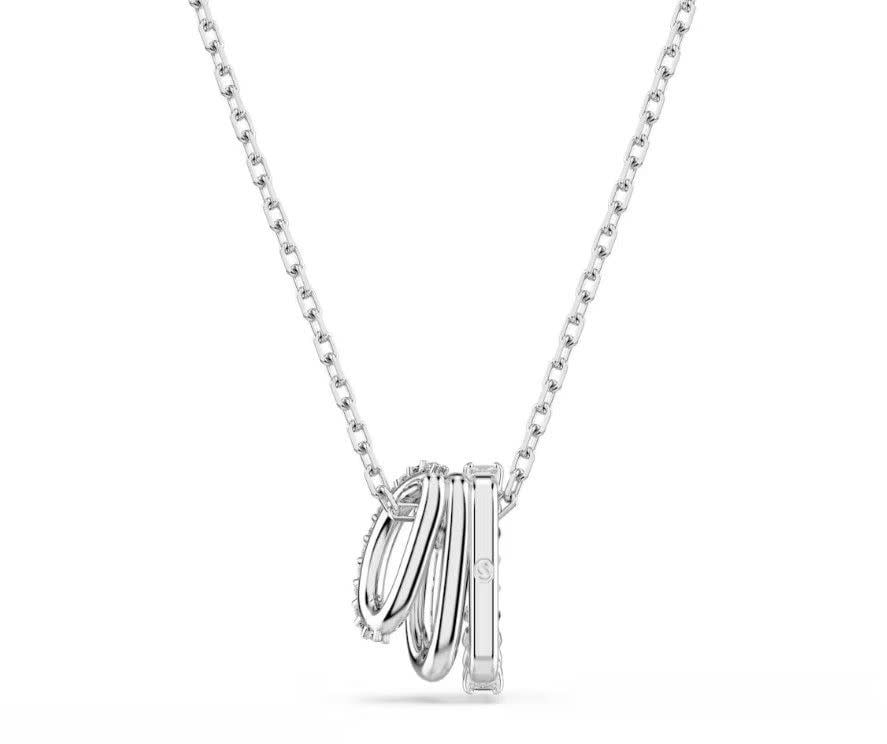 Swarovski Swarovski Collier 5737064 Hyperbola Zilverkleurige Plating met Kristallen Zilver