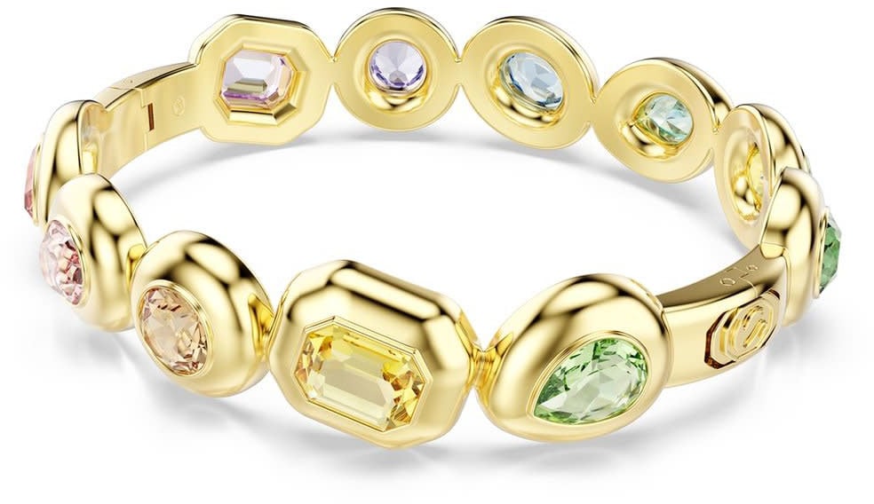 Swarovski Swarovski Armband 5737447 Gema met Geelgouden Plating en Gekleurde Stenen Goud