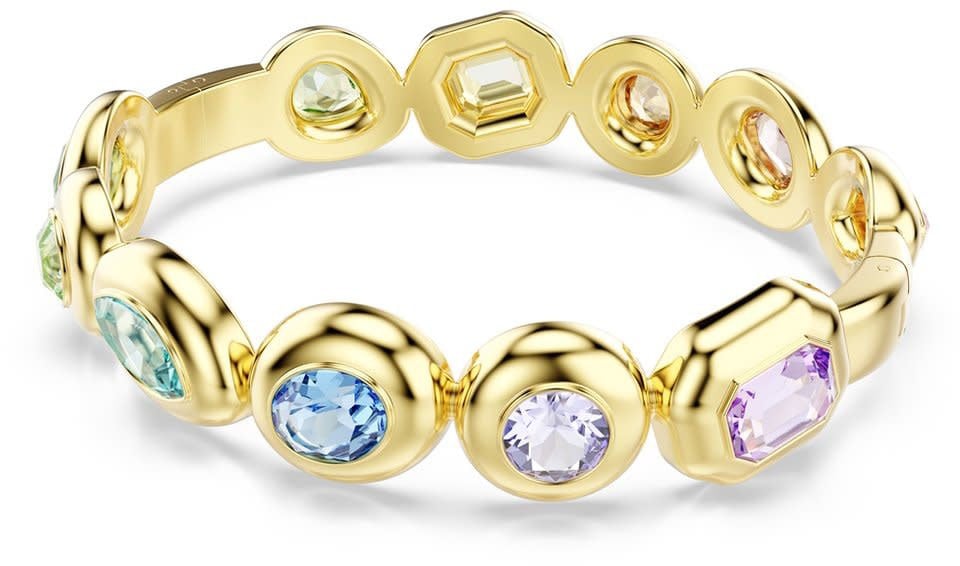 Swarovski Swarovski Armband 5737447 Gema met Geelgouden Plating en Gekleurde Stenen Goud