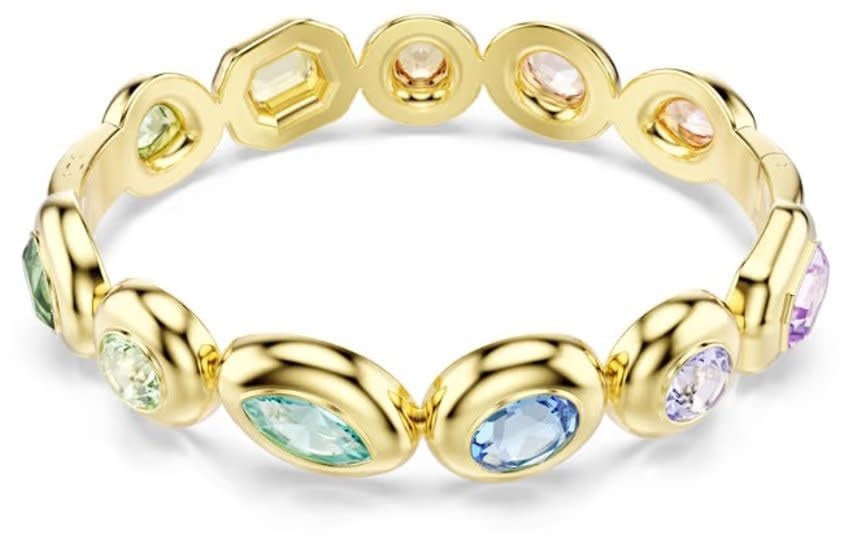 Swarovski Swarovski Armband 5737447 Gema met Geelgouden Plating en Gekleurde Stenen Goud