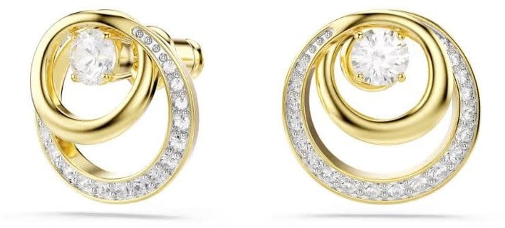 Swarovski Swarovski Oorbellen 5740407 Hyperbola Goudkleurige Plating met Kristallen Goud