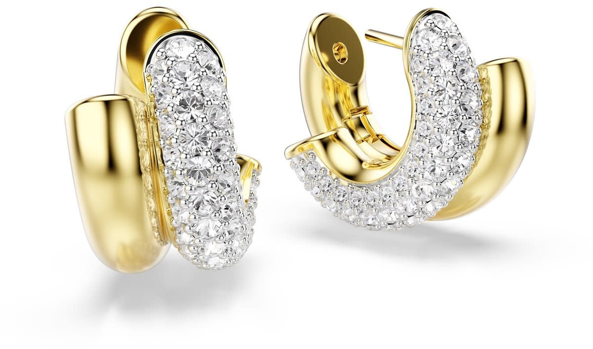 Swarovski Swarovski Oorbellen 5740735 Dextera Bi Color met Kristallen Goud