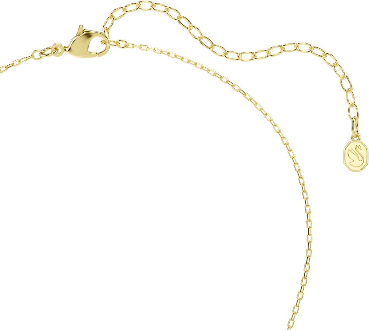 Swarovski Swarovski Collier 5741586 Chroma Goudkleurig met Paars/Roze Druppel 38-45cm Goud