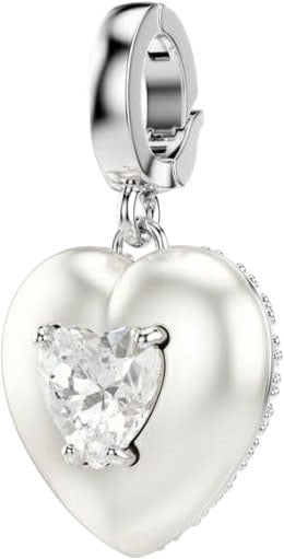 Swarovski Swarovski 5742960 Idyllia Wit Hart Bedel met Swarovski Stenen Zilver