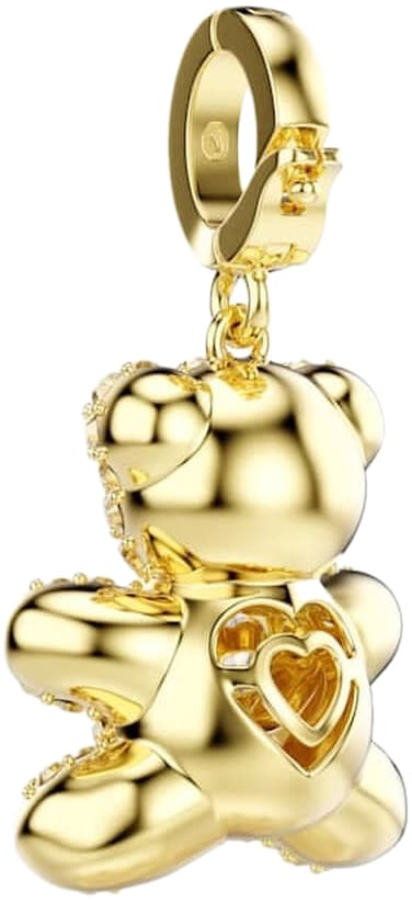 Swarovski Swaroski Bedel 5743147 Idyllia Staal met Geelgouden Plating Beer met Hart Kristal Goud