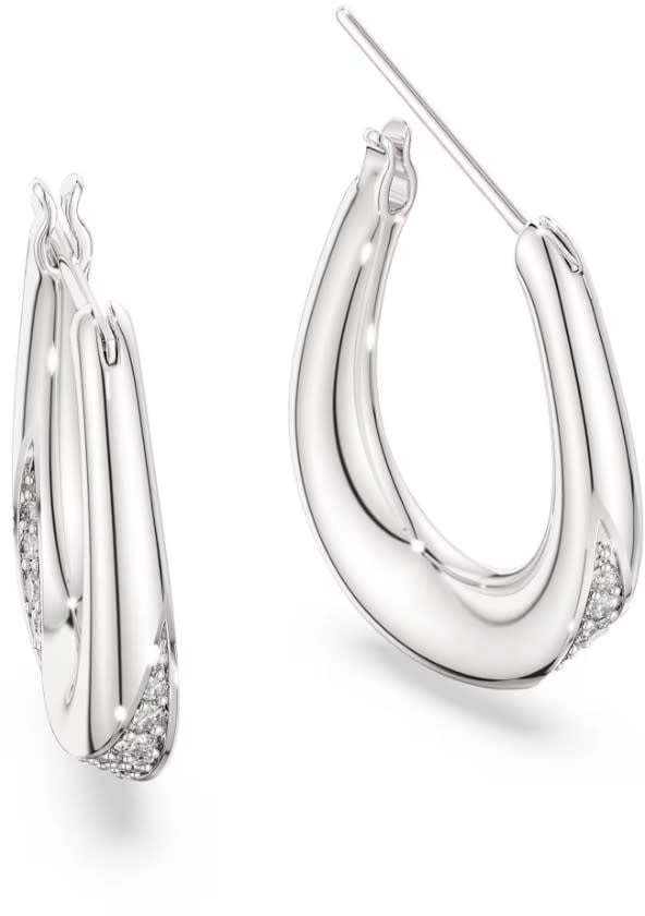 Swarovski Oorbellen 5743474 Zilver Classica Hoops 19mm x 16mm Zilver
