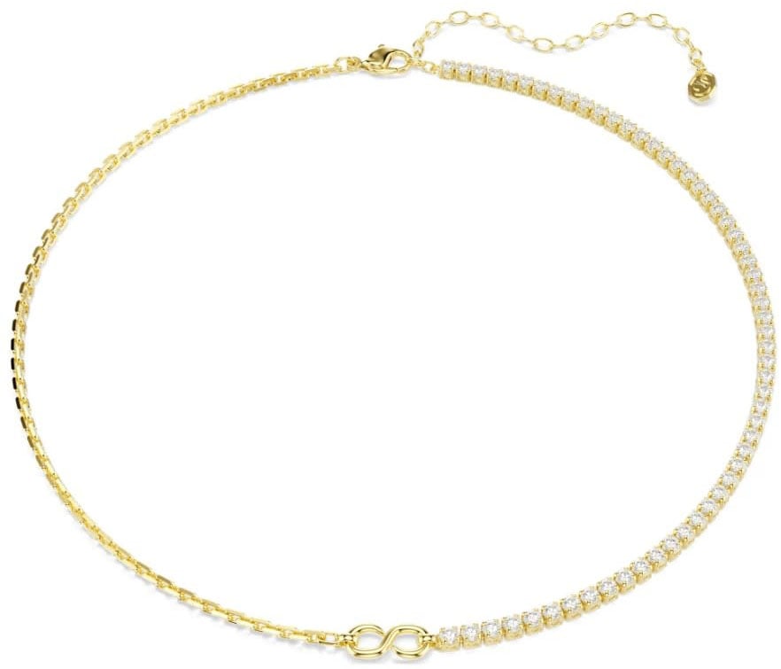 Swarovski Collier 5747717 Matrix Collier Goudkleurig met S-vormige Schakel met Kristallen 38-45cm Goud