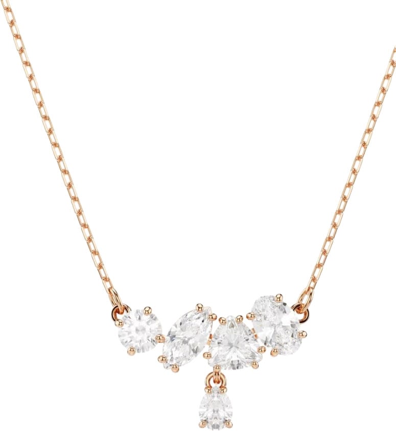 Swarovski Collier 5747996 Mesmera Rosekleurig met Kristallen 38-45cm Goud