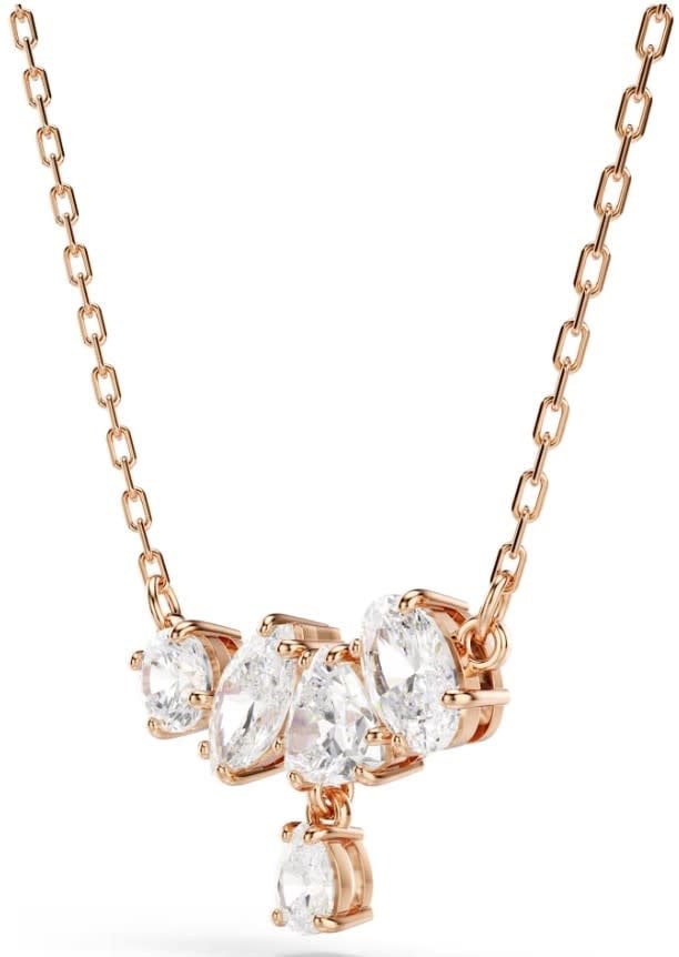 Swarovski Collier 5747996 Mesmera Rosekleurig met Kristallen 38-45cm Goud