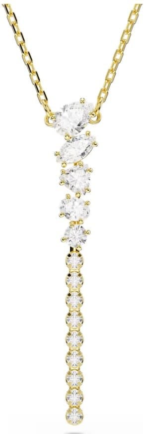 Swarovski Collier 5747997 Mesmera Goudkleurig met Meerdere Kristallen 38-45cm Goud